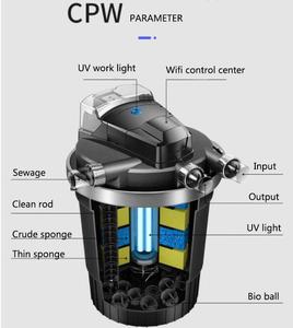 SUNSUN WIFI controle cpw filterseries <span class=keywords><strong>Fish</strong></span> Pond Koi Pond Filtro Filtragem Equipamento Externo Pré-Filtro Canister - Product Image 1