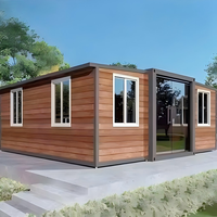 Module Magic Maison Conteneur Préfabriquée Extensible en Acier Pliable Mini 2 3 4 Chambres 20ft 40ft Utilisation Hôtelière