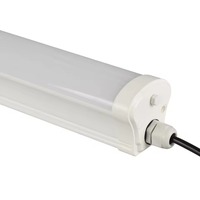 Lámpara LED Tri-Proof de Plástico de 20W/40W/50W IP66 de 120CM, Impermeable, para Almacenes, Estacionamientos, etc.