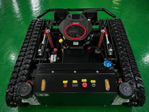 เครื่องตัดหญ้าแบบสายพานลำเลียง SDL764-90A พร้อมรีโมทคอนโทรล ความกว้างการตัด 900 มม. เครื่องยนต์เบนซิน 27 แรงม้า เหมาะสำหรับพื้นที่ลาดชันและสวนผลไม้ - Product Image 2
