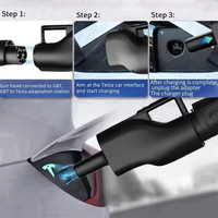 Nouvel adaptateur EV à charge rapide GBT vers Tesla Plug 1000V DC NACs Connecteur Adaptateur de chargeur Ev haute vitesse