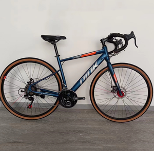 จักรยานเสือหมอบดีไซน์ทันสมัย ระบบเบรกดิสก์คู่ ขายดี รุ่นใหม่ สีเหลือง แดง ขาวธรรมดา สำหรับแข่งขัน  โครงเหล็กแบบกำหนดเอง สำหรับฝึกซ้อม RACE - Product Image 5