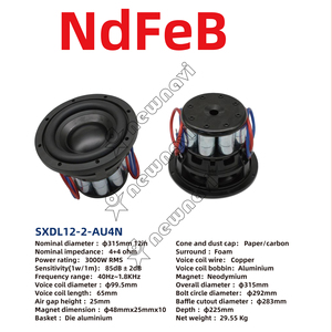 Gran oferta, altavoz Subwoofer de alta potencia de 8 pulgadas, 150W <span class=keywords><strong>RMS</strong></span> 91-100dB, sensibilidad, montaje Universal para coche, bobina única DC 12V, 12 meses - Product Image 2