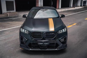 Kit carrosserie en fibre de carbone pour BMW X5M X6M : Lame avant, diffuseur, spoiler, jupes latérales, capot – Neuf - Product Image 3