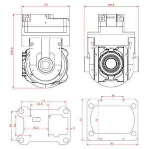 Tarot TL10X-T2D Gimbal de Cámara de 2 Ejes con Zoom Óptico de 10X y Salida HDMI para Drones FPV de Ala Fija y Multirrotor - Product Image 6
