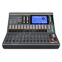 Console de mixage numérique professionnelle MX2610 26 canaux, 20 entrées micro, écran tactile 7 pouces, télécommande WiFi, console audio USB