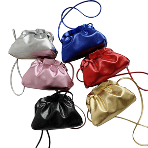 Bolso de mano dorado con cordón y correa de cadena, bolso de hombro de lujo para mujer, estilo para todas las estaciones, diseño femenino - Product Image 5