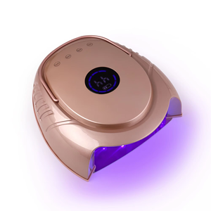 Lampe à ongles UV LED sans fil rechargeable <span class=keywords><strong>classique</strong></span> dorée, poignée portable, séchage rapide, 72W, lampe de séchage pour gel à ongles, utilisation à domicile - Product Image 2