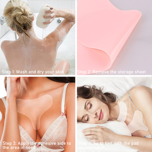 Silicone ngực nhăn miếng đệm chống nhăn điều trị các bản vá lỗi cho cổ điều dưỡng <span class=keywords><strong>Pad</strong></span> Loại sản phẩm - Product Image 5
