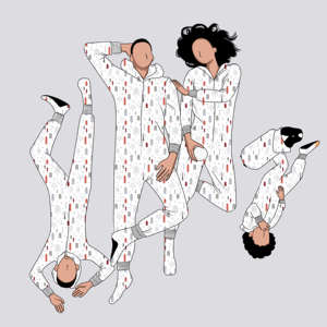 2025 Tùy Chỉnh Phổ Biến Bốn Thành Viên Cha Mẹ Và Con Giáng Sinh Phong Cách Spandex Cotton In Phù Hợp Với Bộ Đồ Ngủ Gia Đình - Product Image 3