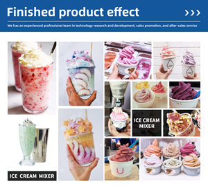 Macchina per Gelato con Frutta Miscelata, Mixer per Yogurt Gelato, Frullatore per Gelato alla Frutta Vera - 110V/220V 300 Pezzi/Ora - Product Image 6