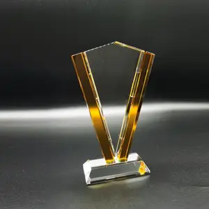 The Manufacturer Has Newly Designed And Customized The Cheapest Wholesale Crystal Trophies And Checkered Crystal Trophies