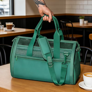 Bolsa de Transporte para Mascotas, Bolso de Hombro Expandible y Suave para Viajes, para Perros y Gatos Pequeños - Product Image 2