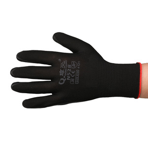 Guantes de Trabajo de Nitrilo Qiong Liang, 13 Puntadas, Resistentes al Aceite y Antideslizantes, Guantes de Seguridad para la Construcción, Talla 4 (L) - Product Image 4