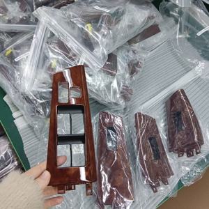 Décoration intérieure 4 pièces de portes en bois, poignées, cadres de fenêtres pour Toyota <span class=keywords><strong>Corolla</strong></span> 2001-2007 - Product Image 2