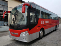 Nouvel inventaire de bus, autocar Daewoo de 49 places en stock, transport de passagers, année 2023, état neuf, moteur Yuchai 310 CV, conduite à gauche