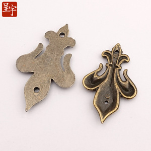 Patches décoratifs en métal Chengyu, alliage de zinc, style traditionnel, pour meubles, bricolage, coins et angles. - Product Image 3