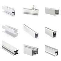 Kit de montage au sol pour rails d'installation facile, rails de montage en aluminium pour panneaux solaires, rails de montage de panneaux solaires sur toit métallique