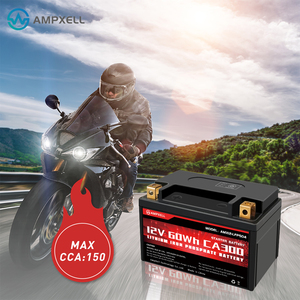 Batterie au lithium rechargeable AMPXELL 12V 5Ah 64Wh CA350A pour moto, remplacement pour YTX7A-BS/YT7B-BS/YTX9-BS/YTZ10S - Product Image 5