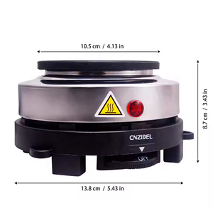 Mini <span class=keywords><strong>Estufa</strong></span> Eléctrica, Placa Calefactora, Olla para Derretir Cera, Quemador Multifuncional para Velas Artesanales y Café - Product Image 3