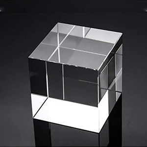 Cao quý Hockey thành tích giải thưởng cột 3D laser khắc Cube cúp giải thưởng - Product Image 3