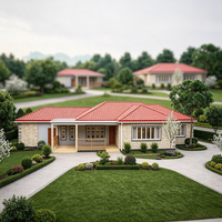 Casa Prefabricada de Acero Ligero de Alta Calidad, Ahorradora de Energía, Ecológica, Duradera y de Fácil Montaje