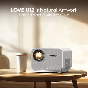 Byintek U12 <strong>Data</strong> Show <strong>Projector</strong> Wifi Full HD Beam Cinema Digital <strong>Projector</strong> for Home Entertainment - Product Image 2