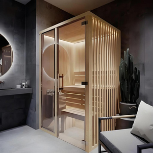 <span class=keywords><strong>Sauna</strong></span> Moderna da Esterno in <span class=keywords><strong>Legno</strong></span> Massello di Cedro Rosso con Funzione Vapore Secco <span class=keywords><strong>per</strong></span> Palestra, Camera da Letto, Villa - <span class=keywords><strong>per</strong></span> Applicazioni in Magazzino - Product Image 2
