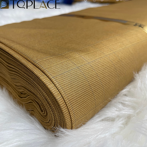 Tela de Alta Calidad para <span class=keywords><strong>Trajes</strong></span> de <span class=keywords><strong>Hombre</strong></span>, 5 Yardas, Ropa Nigeriana para <span class=keywords><strong>Hombre</strong></span>, Tela de Malla para Fiestas - Product Image 4