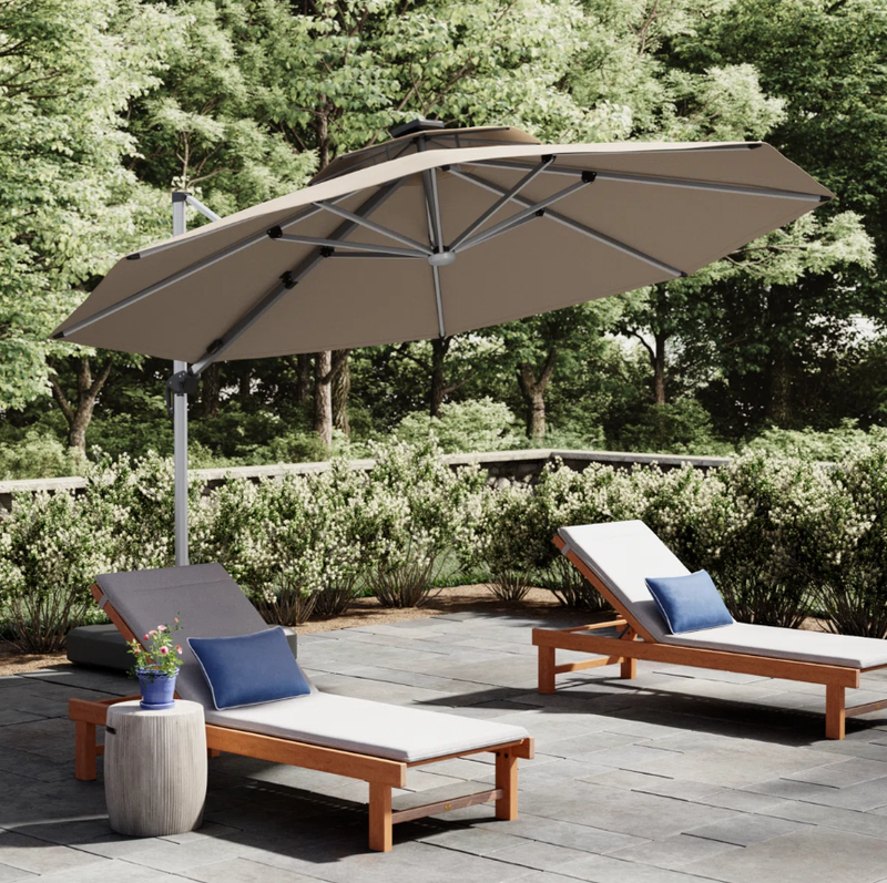 Led Lights Parks Cafe Patio Umbrella