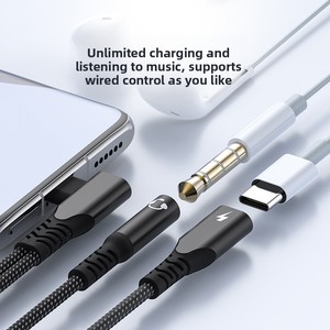 อะแดปเตอร์เสียง Type-C เป็น USB OTG พร้อมระบบชาร์จเร็ว 60W สำหรับหูฟัง-ฟังเพลงและโทรออก - Product Image 4