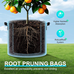 Sacs de <span class=keywords><strong>plantation</strong></span> en tissu non tissé pour la culture de légumes, fleurs, arbres, sacs de <span class=keywords><strong>plantation</strong></span> de pommes de terre, sacs de culture pour <span class=keywords><strong>balcon</strong></span>, sacs de <span class=keywords><strong>plantation</strong></span> pour plantes vertes - Product Image 4