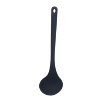 Cuillère de cuisine réutilisable en silicone, ustensiles de cuisine antiadhésifs en silicone, spatule en silicone à long manche
