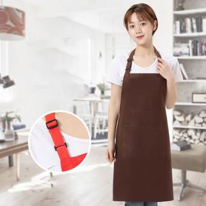 Delantales de Cocina Personalizados de Algodón con Bolsillo para Bartender, con Logotipo Personalizado para Mujer - Product Image 3