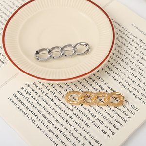 Women's 1PC Alloy Glossy <b>Elastic</b> Chain Brooch Anti-Exposure <b>Waist</b> Reduction Tool Wedding & Party Gift Cinching <b>Skirts</b> Clothing - Product Image 1