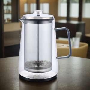 Presse française en acier inoxydable cafetière portable presse française presse à verre française fabricant - Product Image 5