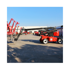Plataforma Elevadora Móvil Electrohidráulica de 12-44m de Altura de Trabajo, Tipo de Ruedas, con Motor Diésel, Equipo de Construcción - Product Image 1