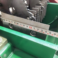 Broyeur de paille ASL, hacheuse de tiges, déchiqueteuse de tiges, machine 3t/h 220V/380V pour la fabrication de litière animale, compost, moulin à broyer le foin