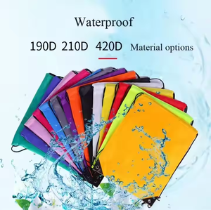 Sac à cordon tendance en polyester personnalisé avec logo, idéal pour le sport et la promotion – Vente chaude fournisseur - Product Image 4