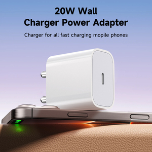 อะแดปเตอร์แปลงไฟแบบเร็ว 20W PD 3.0 สำหรับอินเดีย ชนิด USB-C  สำหรับ <span class=keywords><strong>iPhone</strong></span> 17/Pro/Pro Max/17 Air/ 16/16 - Product Image 2