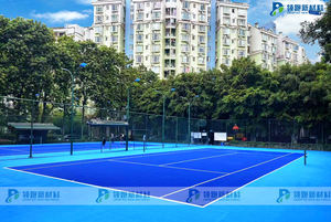 Revêtement de sol sportif en acrylique à usage intensif du fabricant INOLP Résistance élevée au trafic Longue durée de vie Arena de basket-ball professionnel - Product Image 6