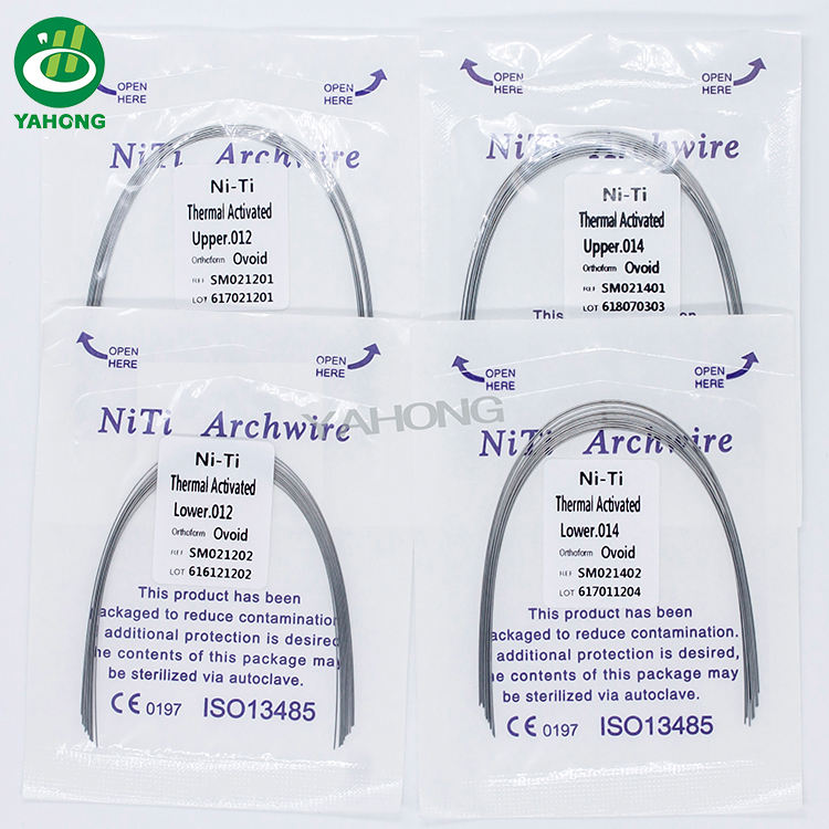 100 Pz Filo Arco Ortodontico Dentale AZDENT NITI Rettangolare - Foto 8