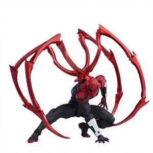 Nouvelle figurine d'action ZT Spider-Man en PVC, échelle 1:12, thème anime, avec souffleur d'air supérieur, <span class=keywords><strong>noir</strong></span> et rouge, décoration de super-héros 2026 - Product Image 6