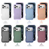 Funda Protectora 2 en 1 para iPhone 18 Pro Max, Resistente a Impactos, Híbrida de TPU y PC, Protección de Cámara Anticaídas, Acabado Mate