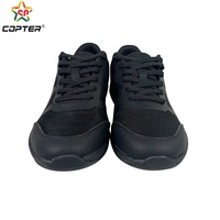 Chaussures de cheerleading pour filles, noires, bon marché, sans pitié, baskets de danse, respirantes, en microfibre, modèle COPTER 519, semelles en caoutchouc