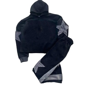 KY Sudaderas con capucha casuales Pantalones Jogger <span class=keywords><strong>Conjuntos</strong></span> <span class=keywords><strong>de</strong></span> <span class=keywords><strong>ropa</strong></span> <span class=keywords><strong>para</strong></span> <span class=keywords><strong>hombres</strong></span> Sudaderas con capucha <span class=keywords><strong>Ropa</strong></span> deportiva <span class=keywords><strong>Hombres</strong></span> - Product Image 3