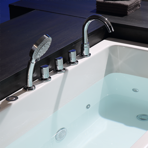 Meilleure baignoire autoportante moderne en acrylique étanche avec jets d'air à remous pour une immersion relaxante, écologique pour appartement et usage <span class=keywords><strong>extérieur</strong></span> - Product Image 2