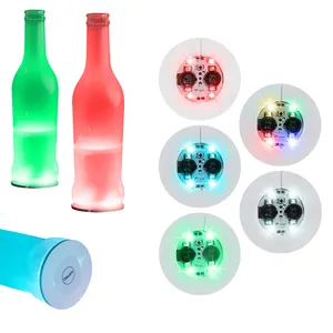 Glow Party Oem/Odm Led Coaster Lights Zwaartekracht Led Cup Onderzetters Voor Drankjes