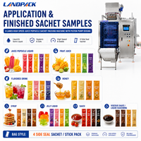 Multi-lane shampoo freeze pop freezie sachets verpakkingsmachines