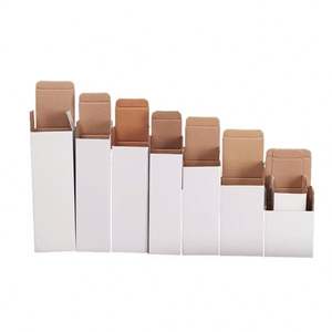 Cajas de Papel de Lujo Impresas Personalizadas, Empaque de Cartón para Cuidado de la Piel, Laminación Brillante para Cosméticos de Pestañas, Logotipo Personalizado Incluido - Product Image 1